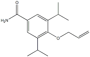 4-(Allyloxy)-3,5-diisopropylbenzamide Structure