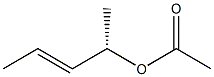 (-)-Acetic acid (E,S)-3-pentene-2-yl ester Structure