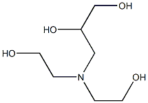 3-[Bis(2-hydroxyethyl)amino]-1,2-propanediol Struktur