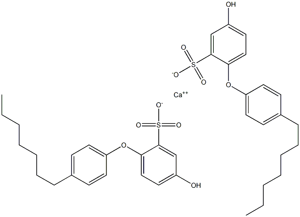  Bis(4-hydroxy-4'-heptyl[oxybisbenzene]-2-sulfonic acid)calcium salt