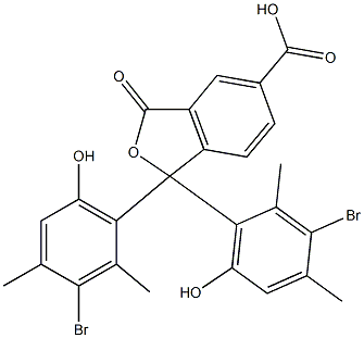 1,1-Bis(3-bromo-6-hydroxy-2,4-dimethylphenyl)-1,3-dihydro-3-oxoisobenzofuran-5-carboxylic acid