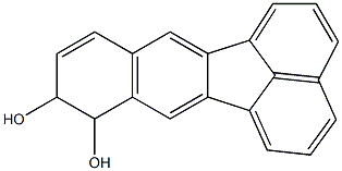 8,9-Dihydrobenzo[k]fluoranthene-8,9-diol,,结构式