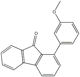 1-(3-Methoxyphenyl)-9H-fluoren-9-one Struktur