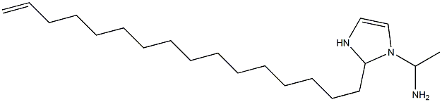 1-(1-Aminoethyl)-2-(15-hexadecenyl)-4-imidazoline 结构式