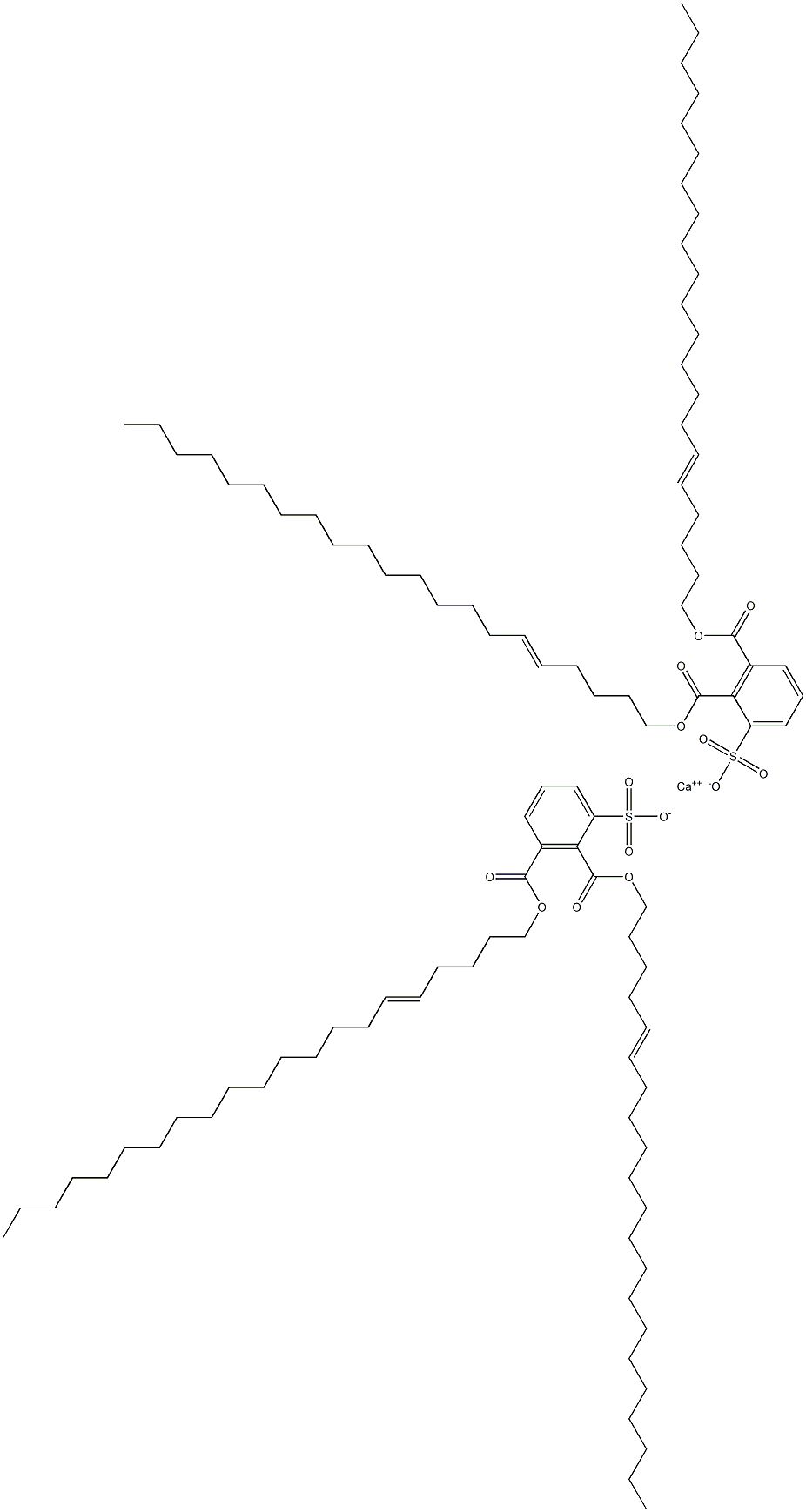 Bis[2,3-di(5-henicosenyloxycarbonyl)benzenesulfonic acid]calcium salt