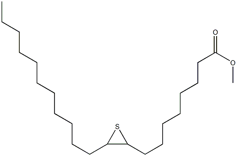 9,10-Epithiohenicosanoic acid methyl ester Structure
