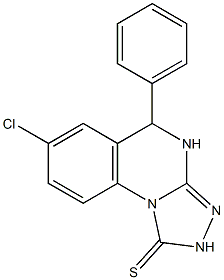  7-Chloro-4,5-dihydro-5-phenyl[1,2,4]triazolo[4,3-a]quinazoline-1(2H)-thione