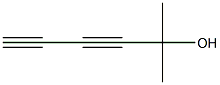 2-Methyl-3,5-hexadiyne-2-ol,,结构式