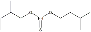 Thiophosphonic acid O-isopentyl O-(2-methylbutyl) ester,,结构式