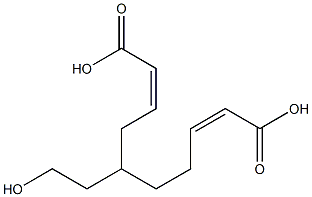 Bisisocrotonic acid 1-(2-hydroxyethyl)-1,2-ethanediyl ester 结构式