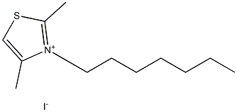 2,4-Dimethyl-3-heptylthiazolium iodide