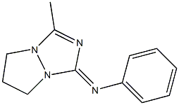 3-Methyl-N-phenyl-6,7-dihydro-1H,5H-pyrazolo[1,2-a][1,2,4]triazol-1-imine,,结构式