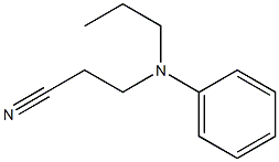 N-Propyl-N-(2-cyanoethyl)aniline Structure