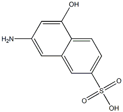 7-Amino-5-hydroxy-2-naphthalenesulfonic acid,,结构式