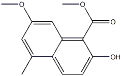 2-Hydroxy-7-methoxy-5-methyl-1-naphthalenecarboxylic acid methyl ester