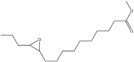 11,12-Epoxypentadecanoic acid methyl ester Structure