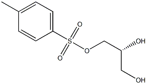 3-(トシルオキシ)プロパン-1,2-ジオール 化学構造式