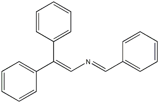 N-[(E)-Benzylidene]-2,2-diphenylethenamine Structure