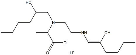  2-[N-(2-Hydroxyhexyl)-N-[2-(2-hydroxy-1-hexenylamino)ethyl]amino]propionic acid lithium salt