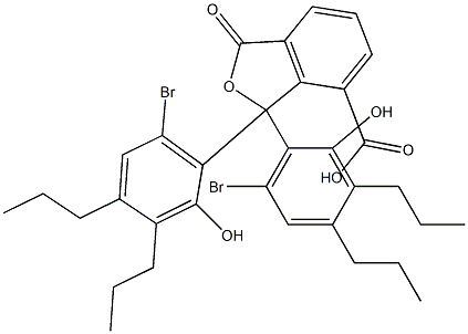  1,1-Bis(6-bromo-2-hydroxy-3,4-dipropylphenyl)-1,3-dihydro-3-oxoisobenzofuran-7-carboxylic acid