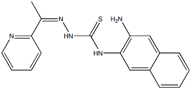 1-[1-(2-Pyridinyl)ethylidene]-4-(3-amino-2-naphthalenyl)thiosemicarbazide