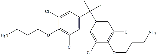 3,3'-[Isopropylidenebis(2,6-dichloro-4,1-phenyleneoxy)]bis(1-propanamine)