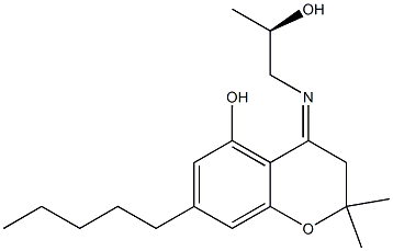  3,4-Dihydro-2,2-dimethyl-4-[[(R)-2-hydroxypropyl]imino]-7-pentyl-2H-1-benzopyran-5-ol