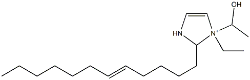 2-(5-Dodecenyl)-1-ethyl-1-(1-hydroxyethyl)-4-imidazoline-1-ium