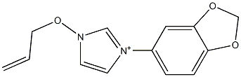 1-(2-Propenyloxy)-3-[3,4-(methylenedioxy)phenyl]-1H-imidazol-3-ium