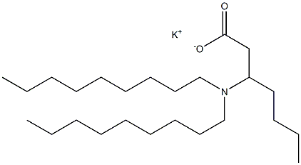 3-(Dinonylamino)heptanoic acid potassium salt 结构式