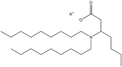 3-(Dinonylamino)heptanoic acid potassium salt Struktur