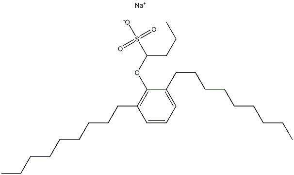 1-(2,6-Dinonylphenoxy)butane-1-sulfonic acid sodium salt|