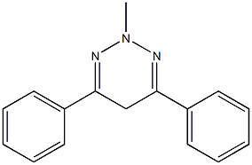 4-Phenyl-6-phenyl-2-methyl-2,5-dihydro-1,2,3-triazine 结构式