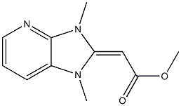 2-[[2,3-Dihydro-1,3-dimethyl-1H-imidazo[4,5-b]pyridin]-2-ylidene]acetic acid methyl ester