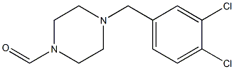 4-(3,4-Dichlorobenzyl)piperazine-1-carbaldehyde,,结构式