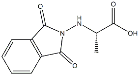 N-(1,3-Dihydro-1,3-dioxo-2H-isoindole-2-yl)alanine Struktur