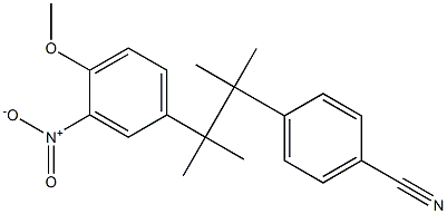 4-[1,1,2-Trimethyl-2-(4-methoxy-3-nitrophenyl)propyl]benzonitrile