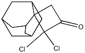 2,2-Dichlorospiro[cyclobutane-3,2'-adamantan]-1-one 结构式