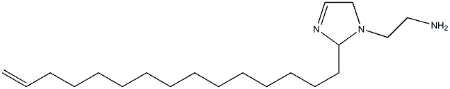 1-(2-アミノエチル)-2-(14-ペンタデセニル)-3-イミダゾリン 化学構造式