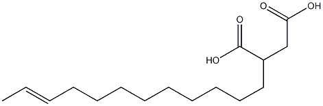 12-テトラデセン-1,2-ジカルボン酸 化学構造式