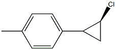 1-[(2S)-2-Chlorocyclopropyl]-4-methylbenzene,,结构式