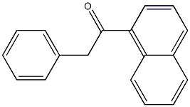 1-(1-Naphtyl)-2-phenylethanone 结构式