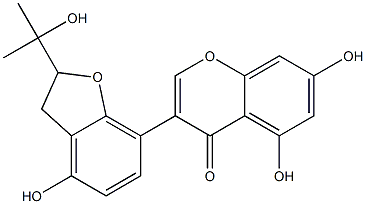  3-[2-(1-Hydroxy-1-methylethyl)-4-hydroxy-2,3-dihydrobenzofuran-7-yl]-5,7-dihydroxy-4H-1-benzopyran-4-one
