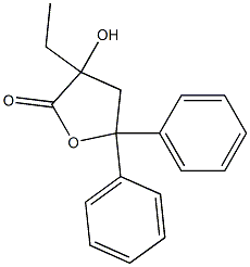 3-Hydroxy-3-ethyl-5,5-diphenyl-4,5-dihydrofuran-2(3H)-one