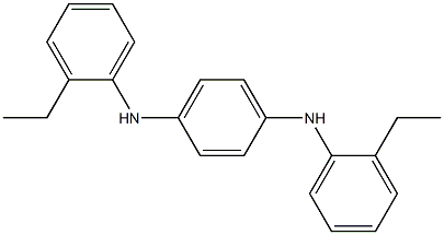 N,N'-Bis(2-ethylphenyl)-p-phenylenediamine Struktur