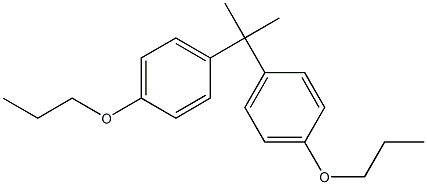 2,2-Bis[4-(propyloxy)phenyl]propane 结构式