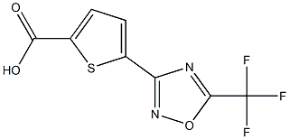 5-[5-(Trifluoromethyl)-1,2,4-oxadiazol-3-yl]thiophene-2-carboxylic acid