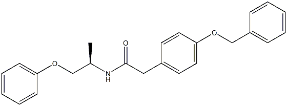 (+)-2-[4-(Benzyloxy)phenyl]-N-[(R)-1-methyl-2-(phenyloxy)ethyl]acetamide