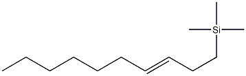 3-Decenyltrimethylsilane Structure