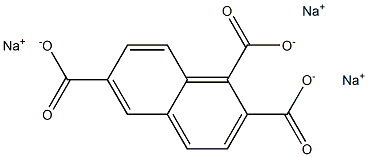 1,2,6-Naphthalenetricarboxylic acid trisodium salt Structure